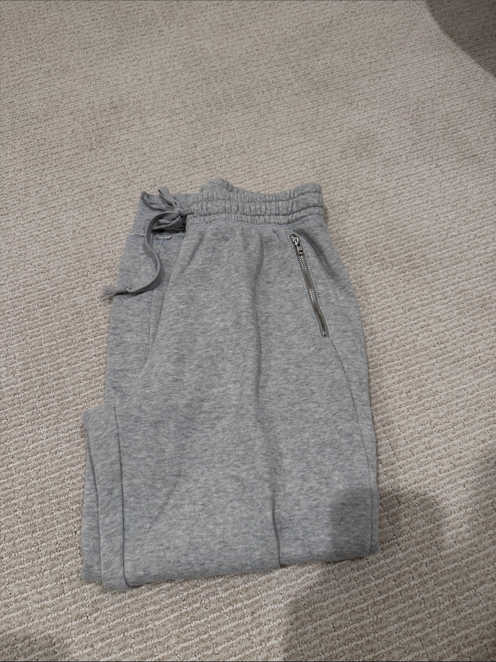 aerie Light Gray Jogger Sweatpants